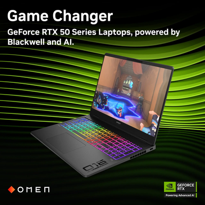 OMEN MAX Gaming Laptop 16-Ah0057Nr 16", Windows 11 Home, Intel® Core™ Ultra 7, 16GB RAM, 1TB SSD, NVIDIA® Geforce RTX™ 5070, 2K, Shadow Black