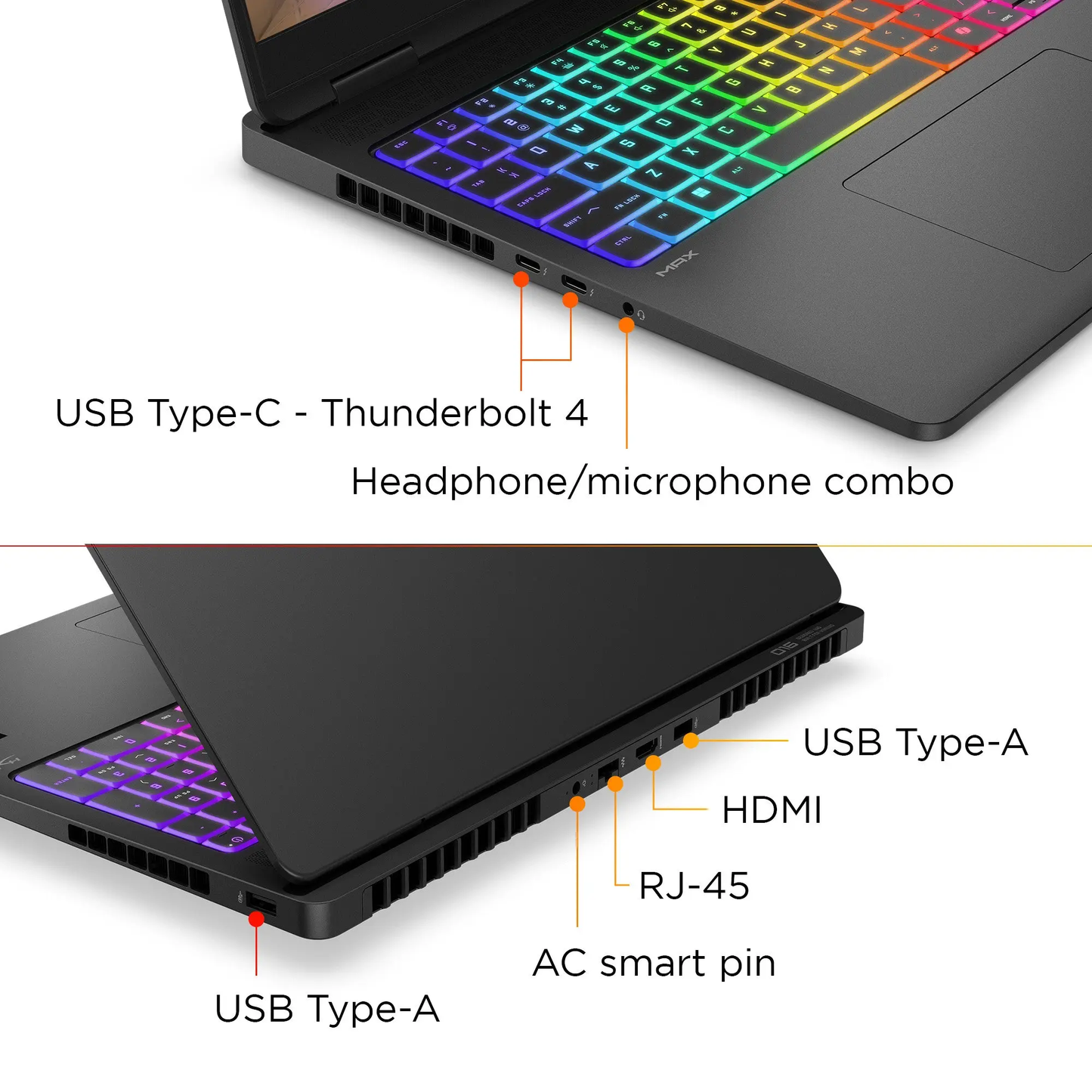 OMEN MAX Gaming Laptop 16-Ah0057Nr 16", Windows 11 Home, Intel® Core™ Ultra 7, 16GB RAM, 1TB SSD, NVIDIA® Geforce RTX™ 5070, 2K, Shadow Black